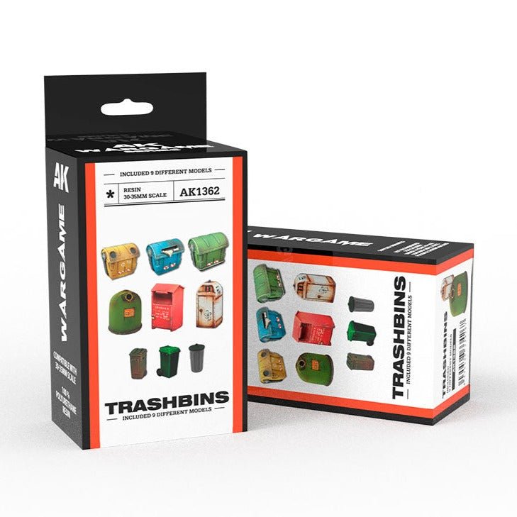 AK Interactive Trashbins Wargame Set AK1362