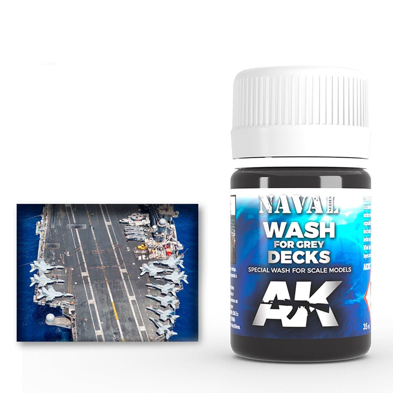AK Interactive Wash for Grey Decks 35ml AK302