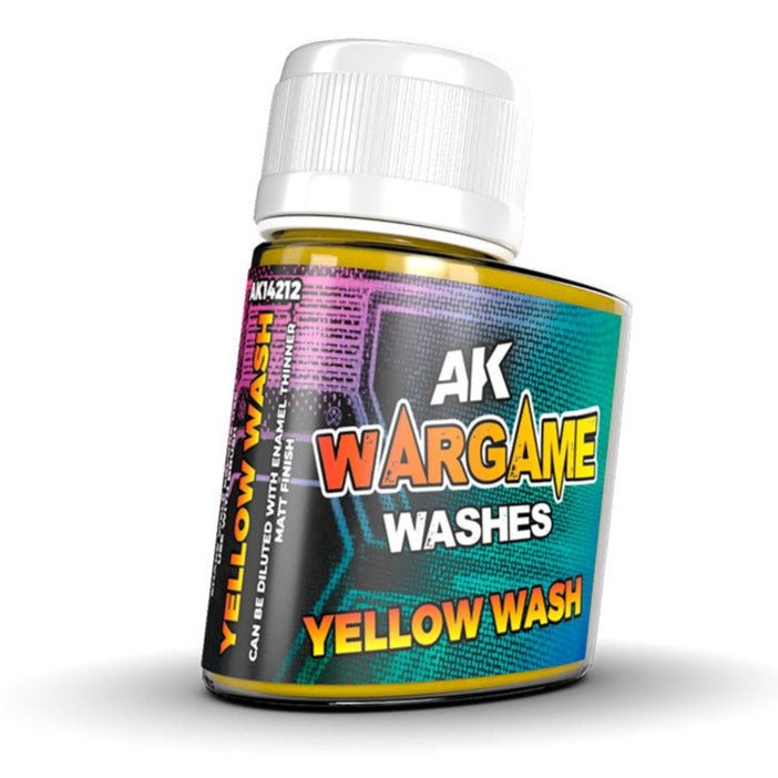 AK Interactive Wash for Wargamers - Yellow Wash 35ml AK14212