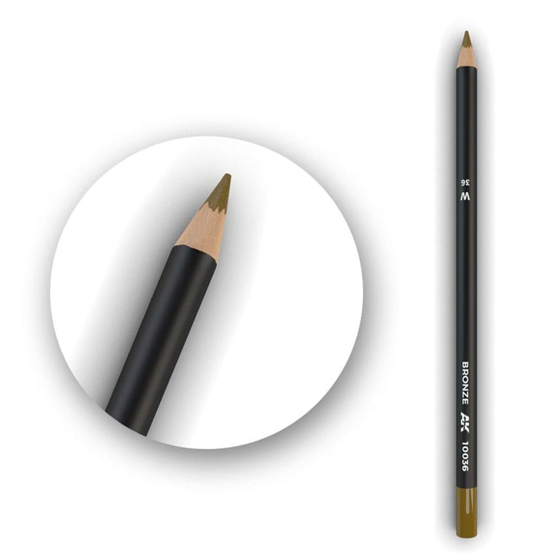 AK Interactive Watercolor Pencil Bronze AK10036