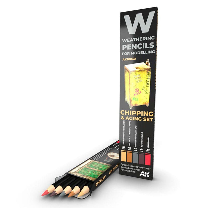 AK Interactive Watercolor Pencils Set - Chipping AK10042