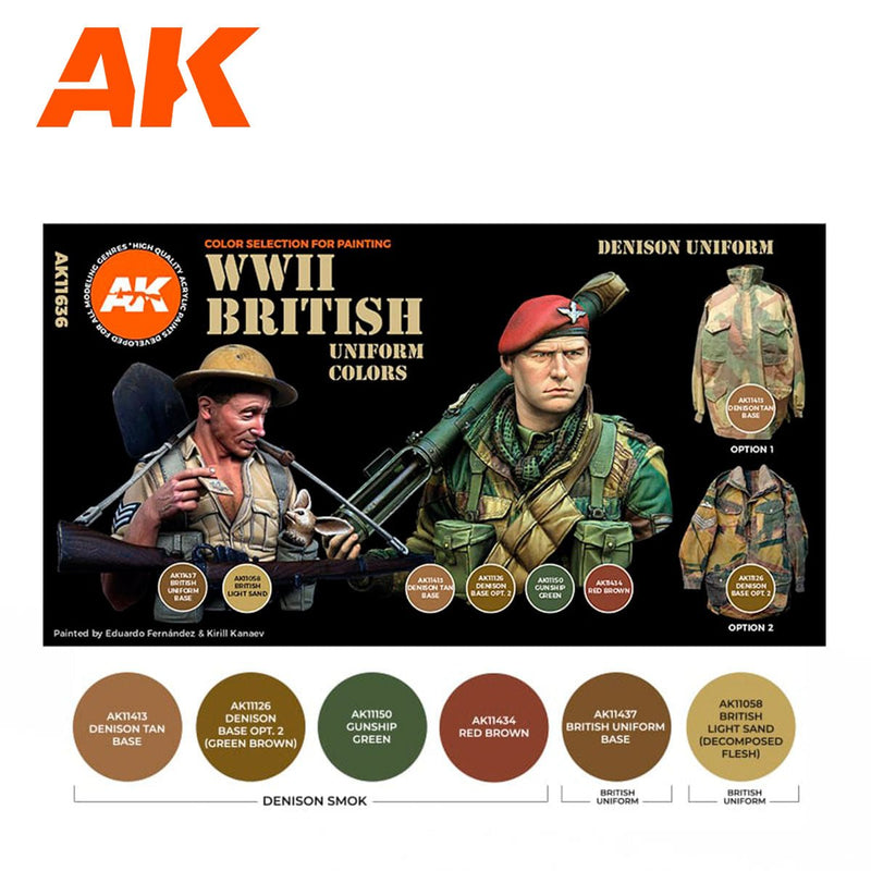 AK Interactive - Wwii British Uniform Colors 3G