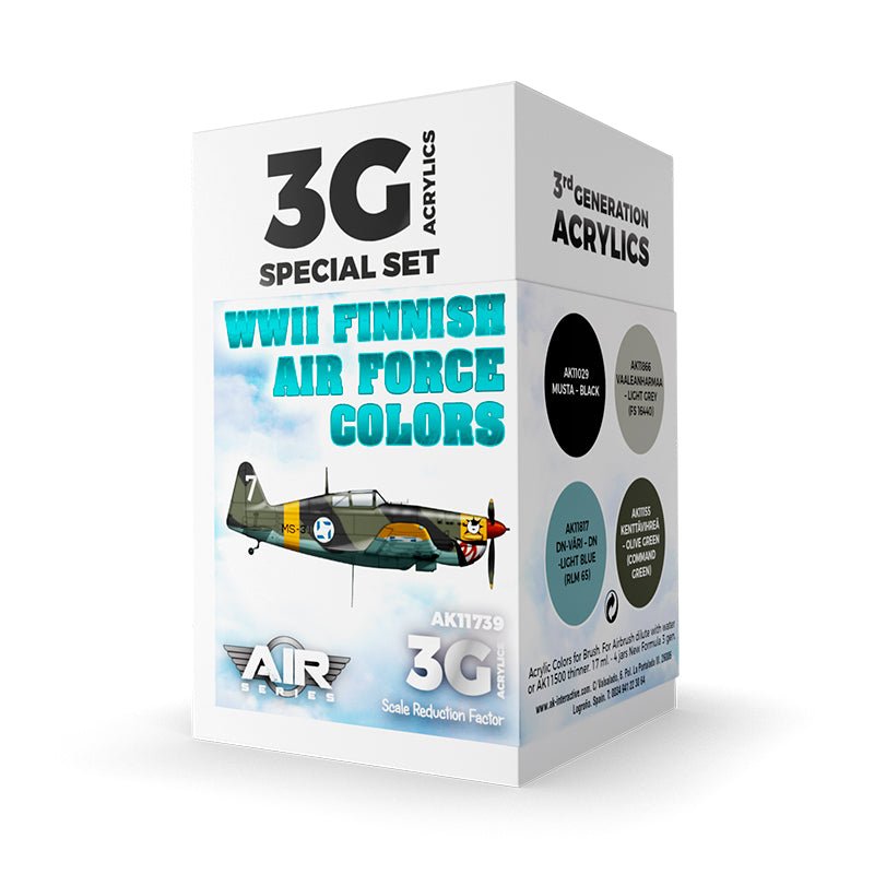 AK Interactive - WWII Finnish Air Force Colors Set 3G
