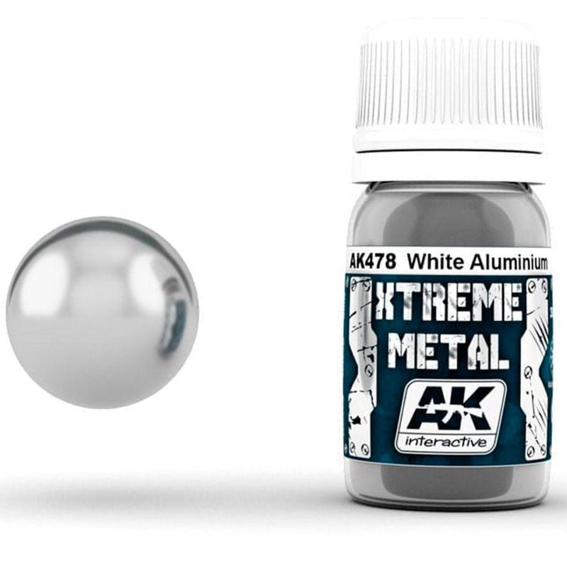 AK interactive XTREME METAL White Aluminium AK478
