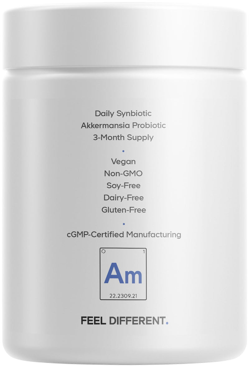 Codeage Akkermansia Muciniphila Probiotic Supplement - 3-Month Supply - 100 Million AFUs - Gluten-Free