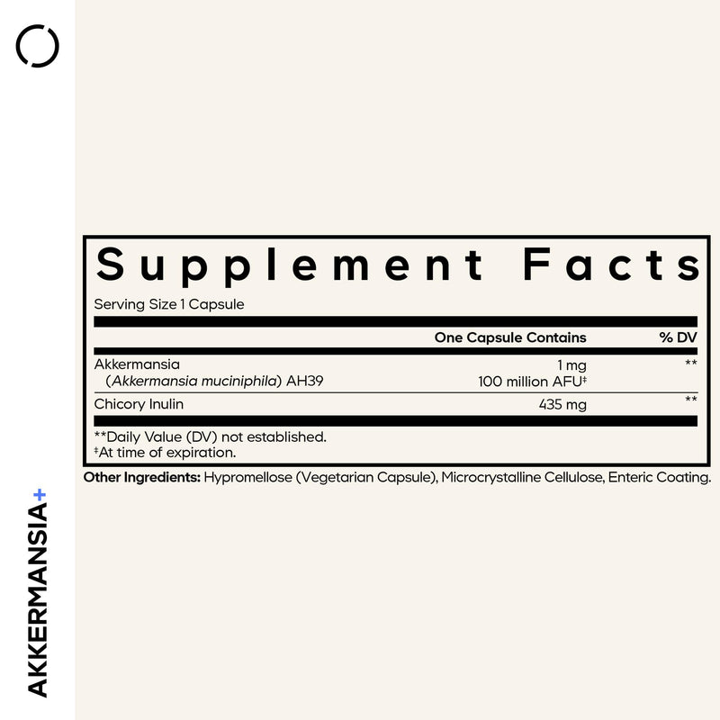Codeage Akkermansia Muciniphila Probiotic Supplement - 3-Month Supply - 100 Million AFUs - Gluten-Free