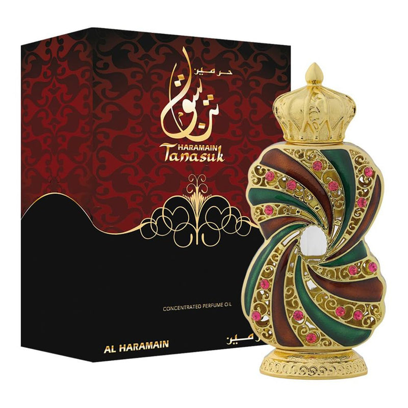 Al Haramain Tanasuk Amber Vanilla Attar Oil – Unisex Arabic Perfume
