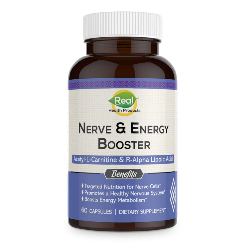 ALA Supplement - R-Alpha Lipoic Acid 300mg & Acetyl L-Carnitine 1000mg – Nerve, Cardiovascular & Cognitive Support (60 Capsules)