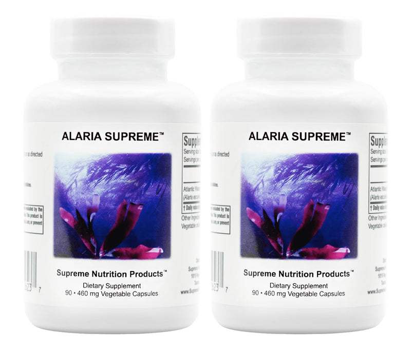Supreme Nutrition Alaria Supreme Wakame Capsules – 90 Veggie Caps (2-Pack)