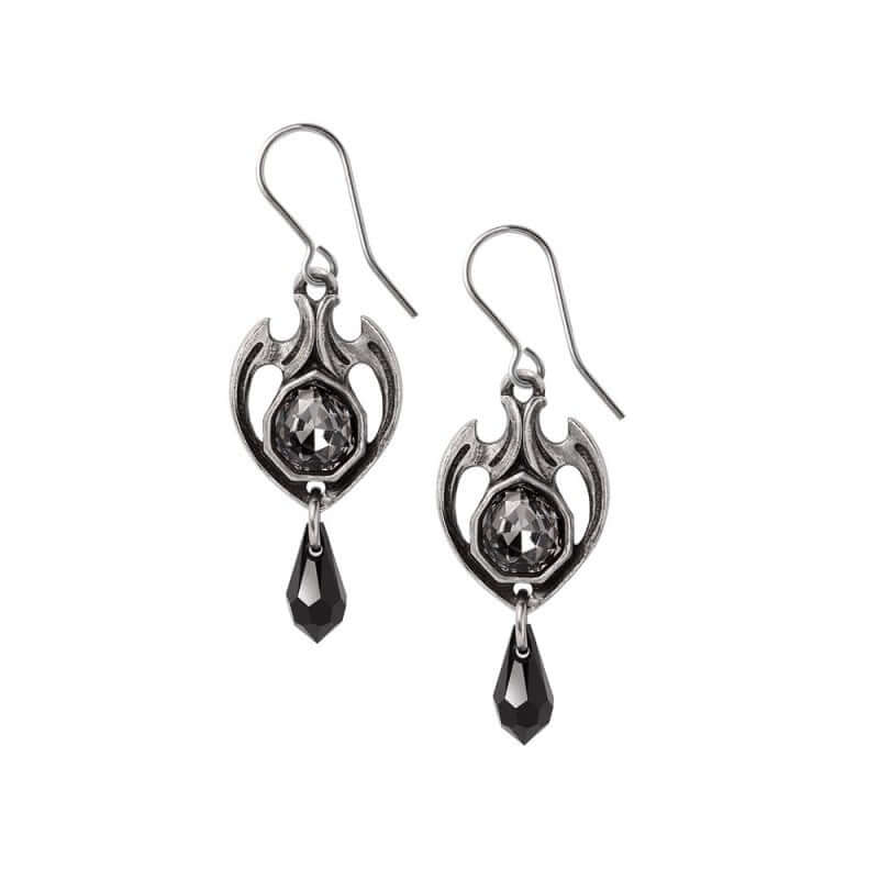 Alchemy Gothic Midnight Memorial Earrings