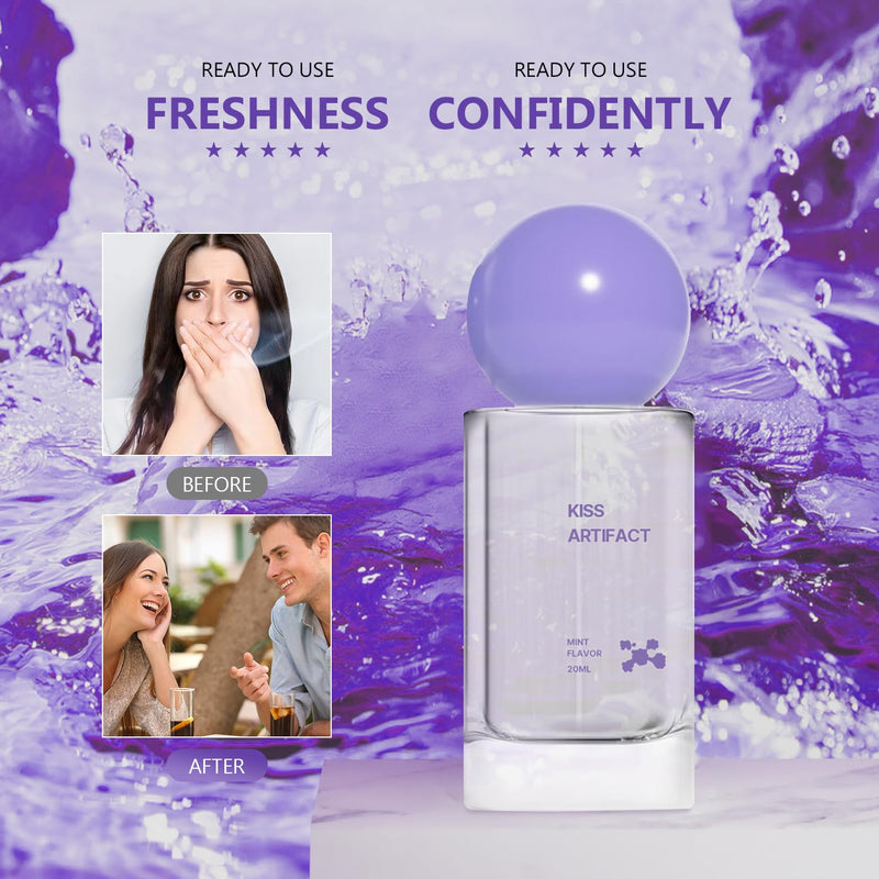 2Pcs Probiotic Oral Spray – Alcohol-Free Breath Care (20ml) Travel-Size