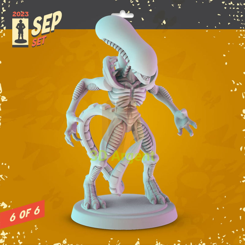 Alien Figures compatible D&D DragonLance Miniatures Pop Minis
