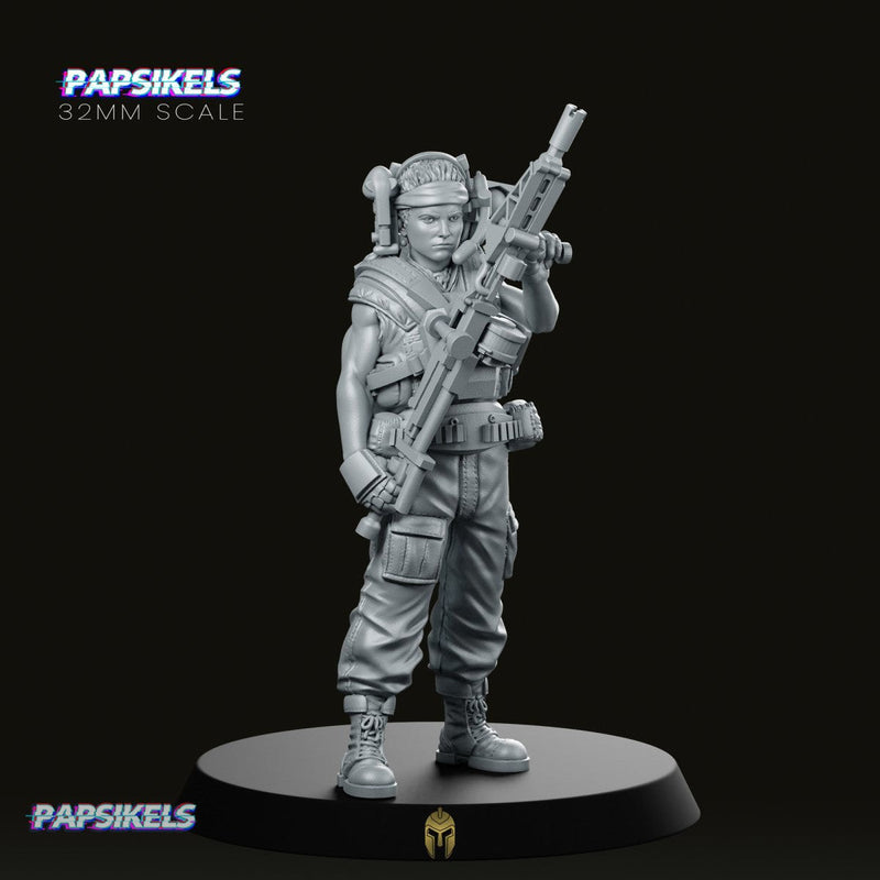 Aliens Regin Velasquez Marine Miniature Sci-Fi Female Soldier