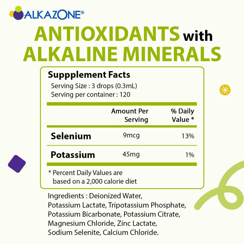 ALKAZONE Balance Your pH – Antioxidant Alkaline Mineral Booster (2 Packs)