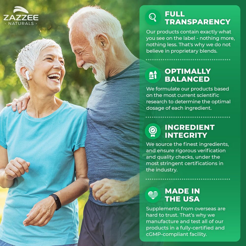 Zazzee Alpha GPC Choline 700 mg - 75 Vegan Capsules | Pharmaceutical Grade
