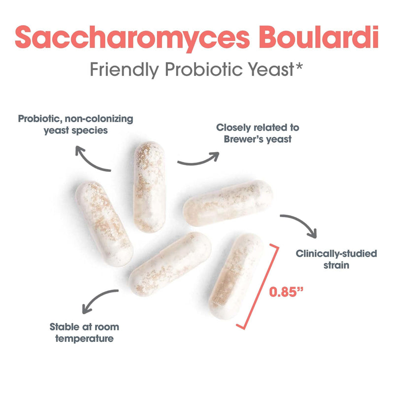 Allergy Research Group Essential-Biotic Saccharomyces boulardii 450mg Probiotic - 120 Count