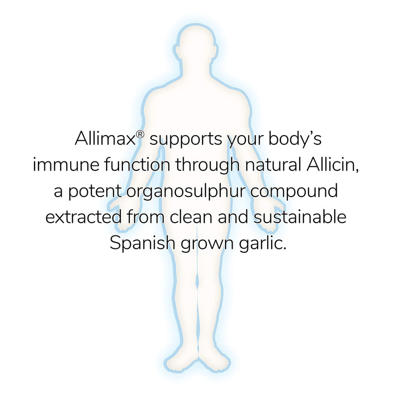 Allimax Pro Practitioner Strength 450 mg Allicin from Garlic | 100 Vegetarian Capsules