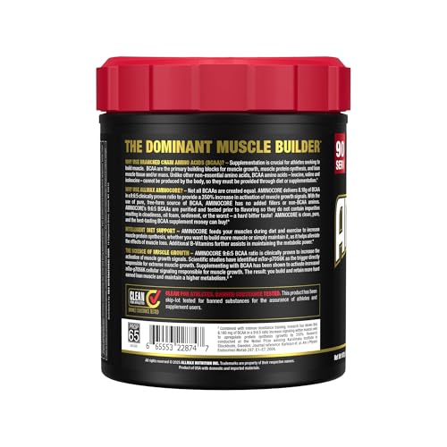 ALLMAX AMINOCORE BCAA Pineapple Mango – 945 g, 90 Servings, Sugar Free | No Fillers