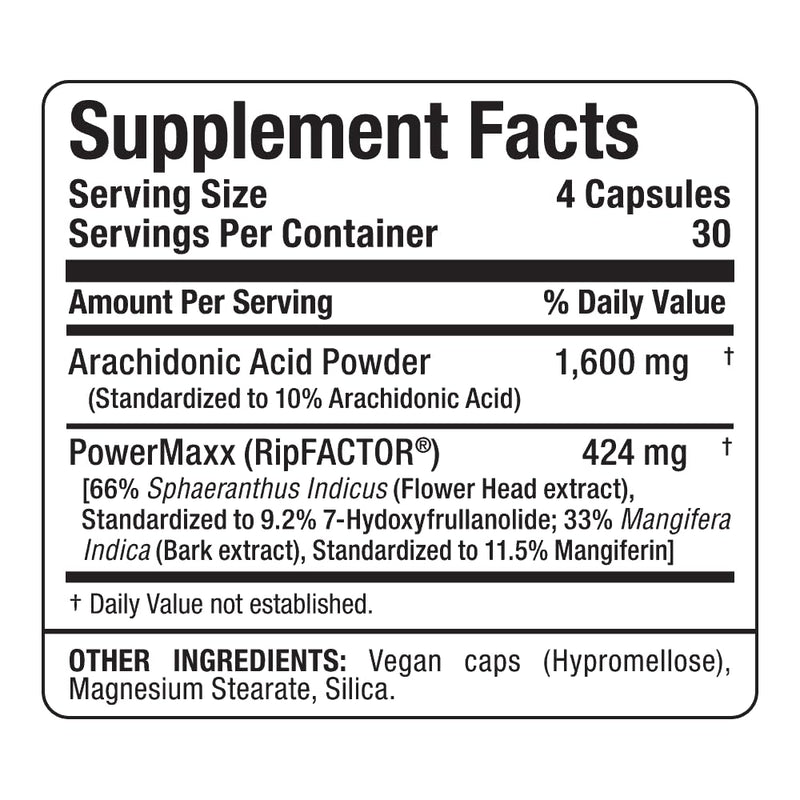 ALLMAX Essentials ARA+ Arachidonic Acid – 120 Capsules | Boost Strength & Endurance