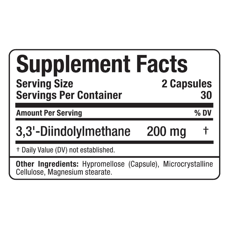 ALLMAX Essentials DIM – 60 Veggie Caps (100 mg) | Vegan Hormonal Support