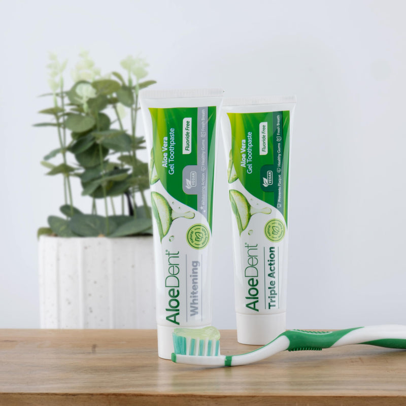 Aloe Dent Whitening Aloe Vera Toothpaste 100ml | Bundle by Aloe Dent