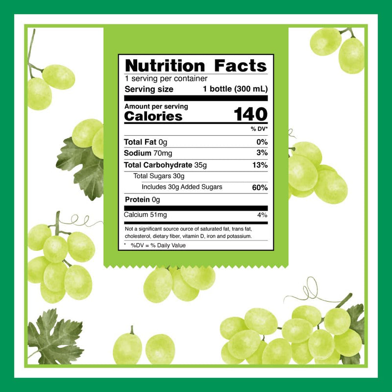 Aloe Vera Juice - Grape Flavor with Big Aloe Pulp (6-Pack) Plant-Based Hydration for Adults & Kids