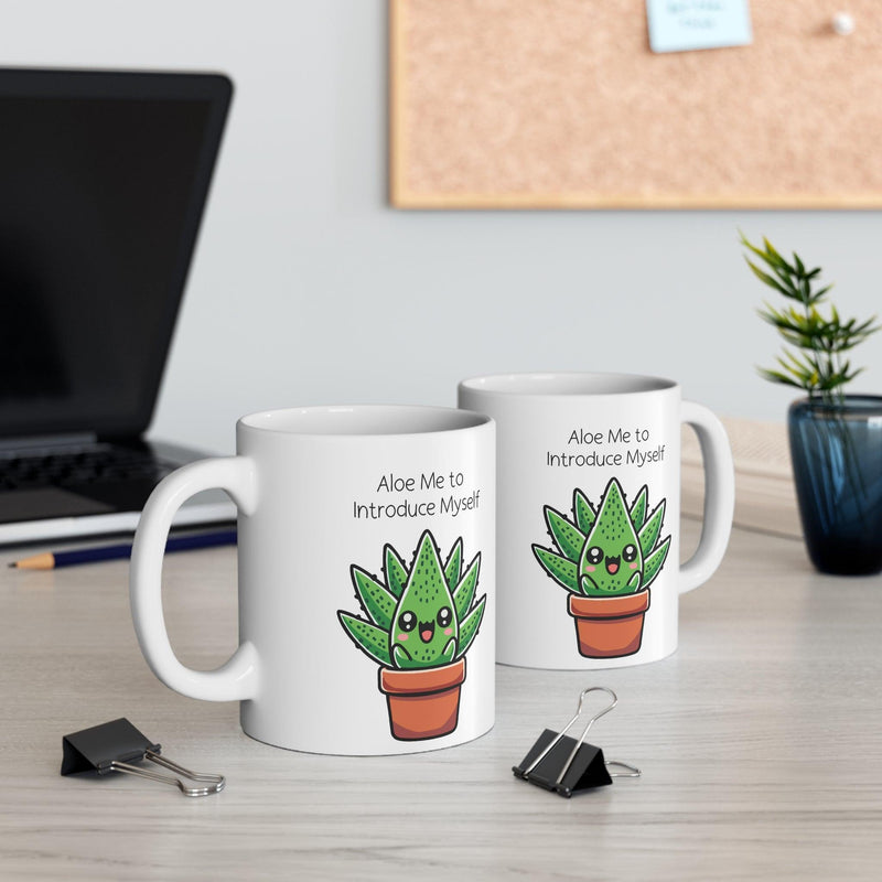Aloe Me to Introduce Myself – Funny Aloe Vera Mug