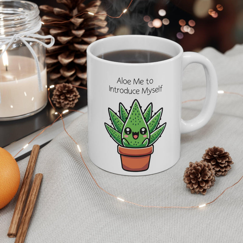 Aloe Me to Introduce Myself – Funny Aloe Vera Mug