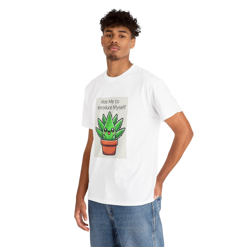 Aloe Me to Introduce Myself – Funny Plant Tee