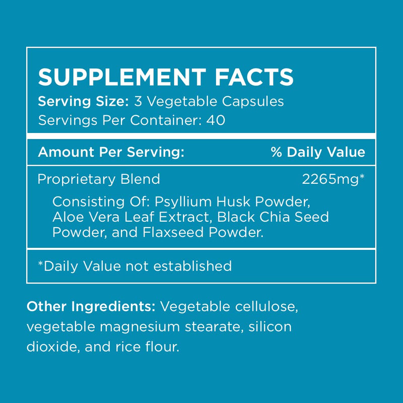 Pure for Men Original Vegan Stay Ready Fiber Supplement – Digestive Health & Regularity, 120 Vegan Capsules
