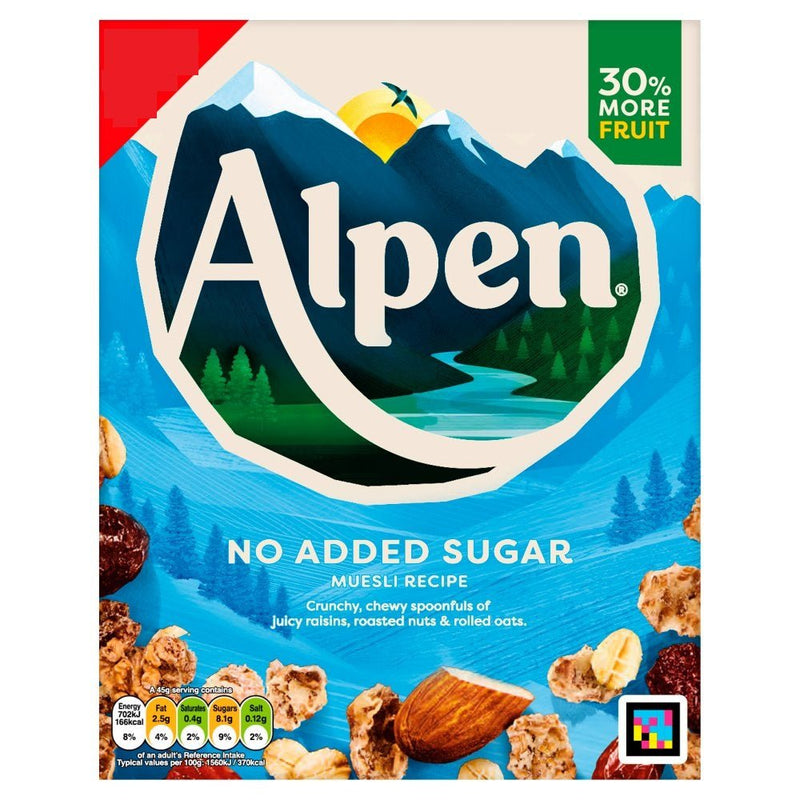 Alpen No Added Sugar PMP 550g (Case of 6)