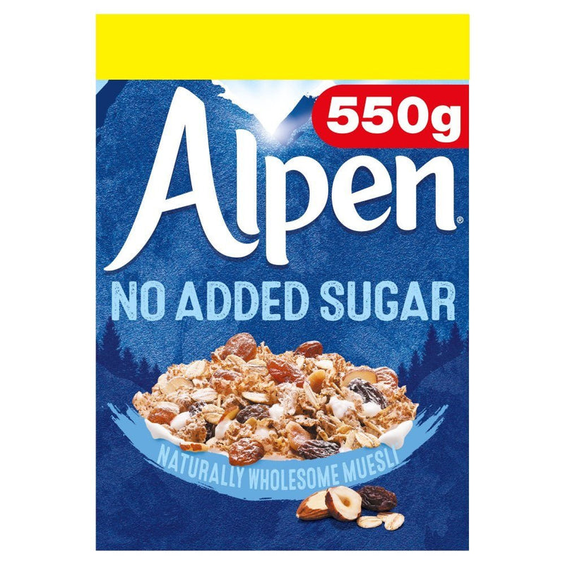 Alpen No Added Sugar PMP 550g