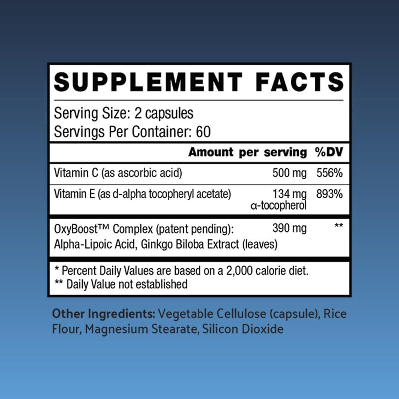 Altitude RX OxyBoost Complex – Altitude Acclimation Formula (60 Servings) | Vitamin C & Alpha Lipoic Acid