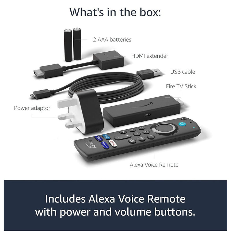 Amazon Fire TV Stick HD – Alexa Voice Remote, HD Streaming
