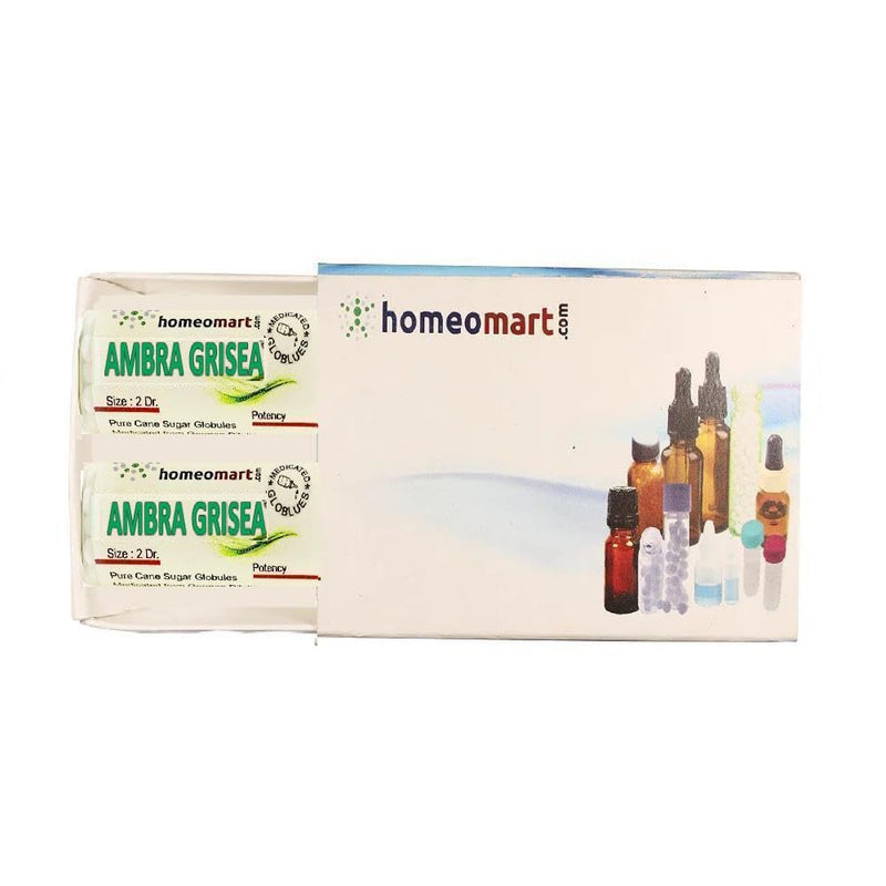 Ambra Grisea Homeopathy Pellets 200C Potency – Pack of 2 | HomeoMart