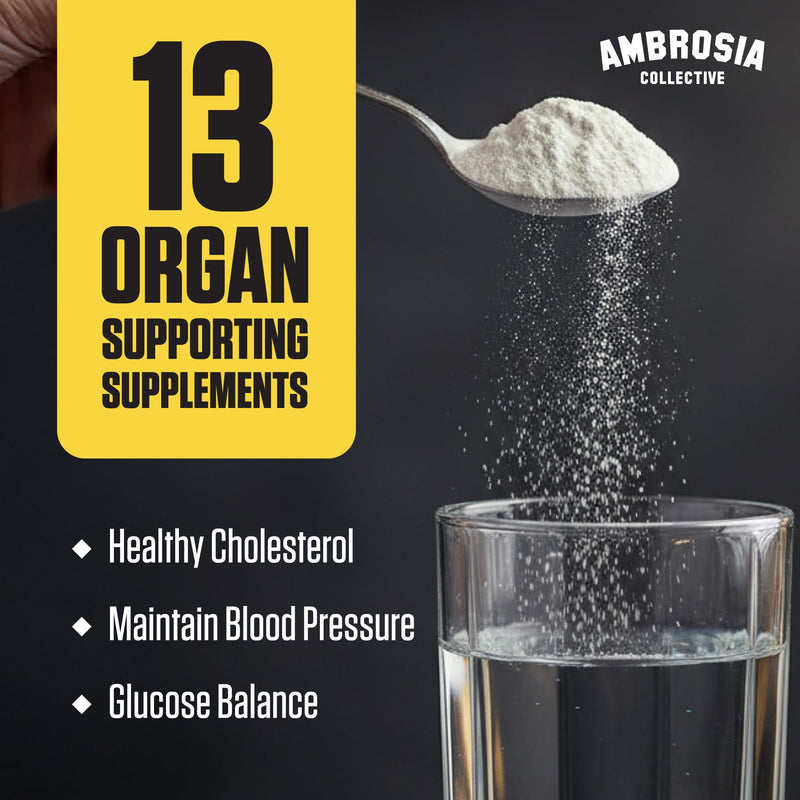 Ambrosia Nektar Superfood Powder – Apple Symphony Greens Alternative for Energy, Digestion & Immune Support | 30 Servings