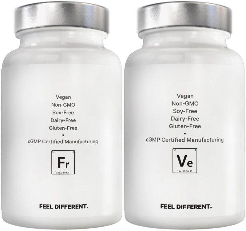 Amen Fruits + Veggies Vitamins Bundle | Raw Whole Food Multivitamin Capsules – Greens, Reds & Berries, Vegan, Non-GMO, 180 ct