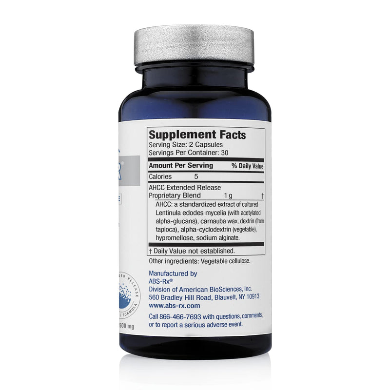 American BioSciences ImmPower ER AHCC – Extended Release Immune Support (60 Caps, 500 mg)