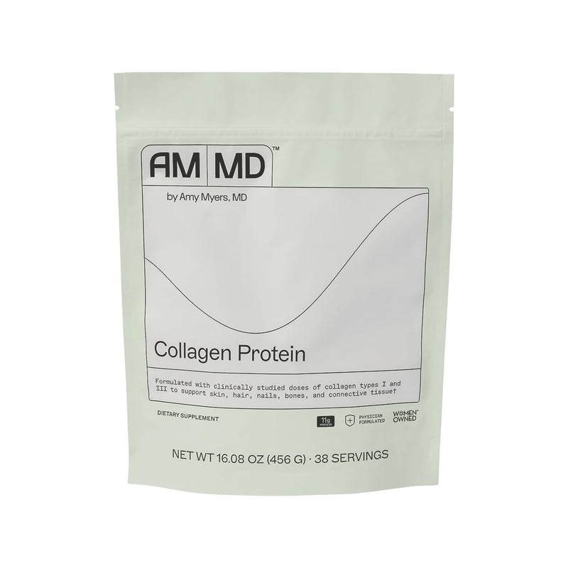 Amy Myers MD Collagen Protein Powder | Type I & III, Grass-Fed, Gluten-Free & Dairy-Free | 16.08 oz