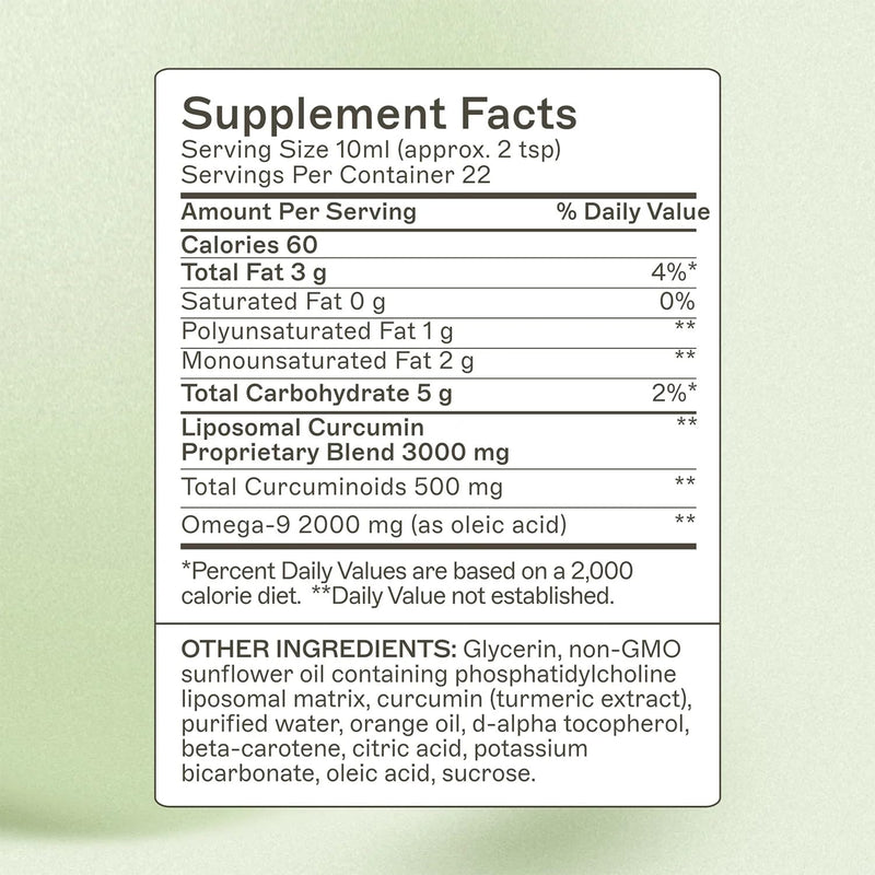 Amy Myers MD Liposomal Curcumin - Digestive & Immunity Support (Gluten-Free & Non-Dairy)