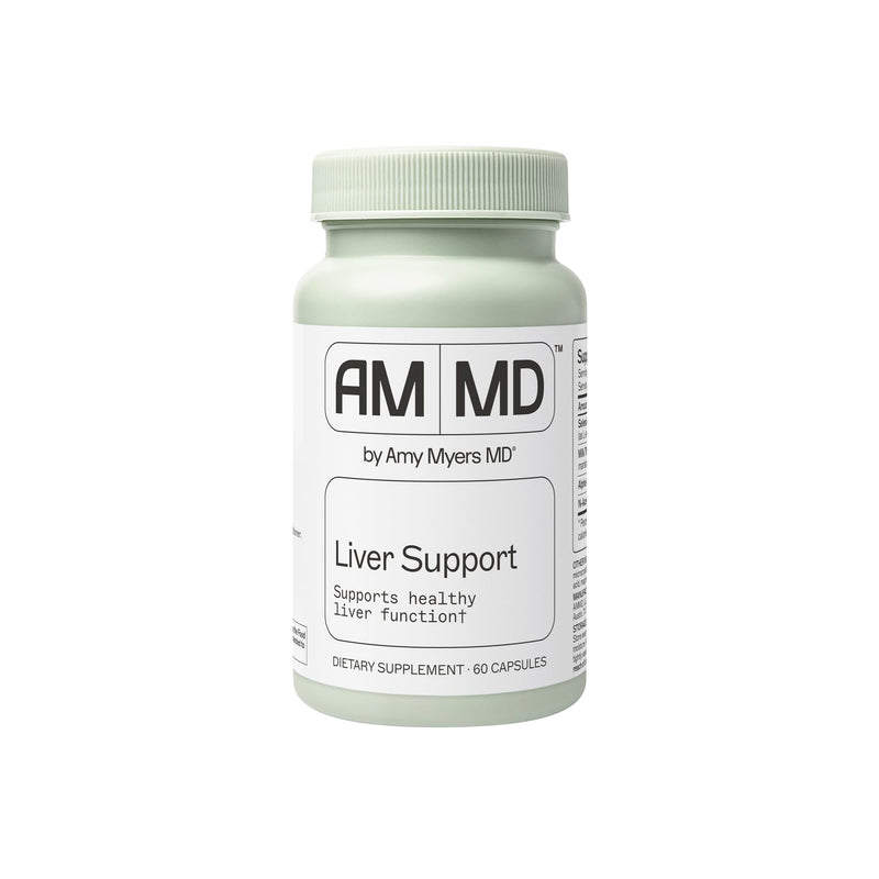 Amy Myers MD Liver Support with Selenium, Milk Thistle & Turmeric - 60 Capsules