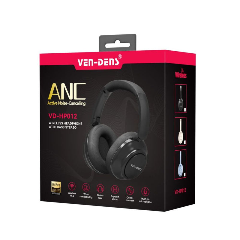 ANC Wireless Headphones – Active Noise Cancellation & 40H Playtime