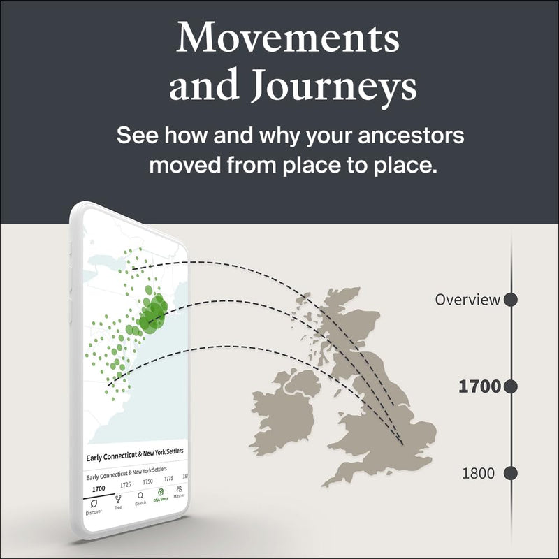 AncestryDNA Genetic Test Kit: Personalized Genetic Results, DNA Ethnicity Test, Origins & Ethnicities, Complete DNA Test