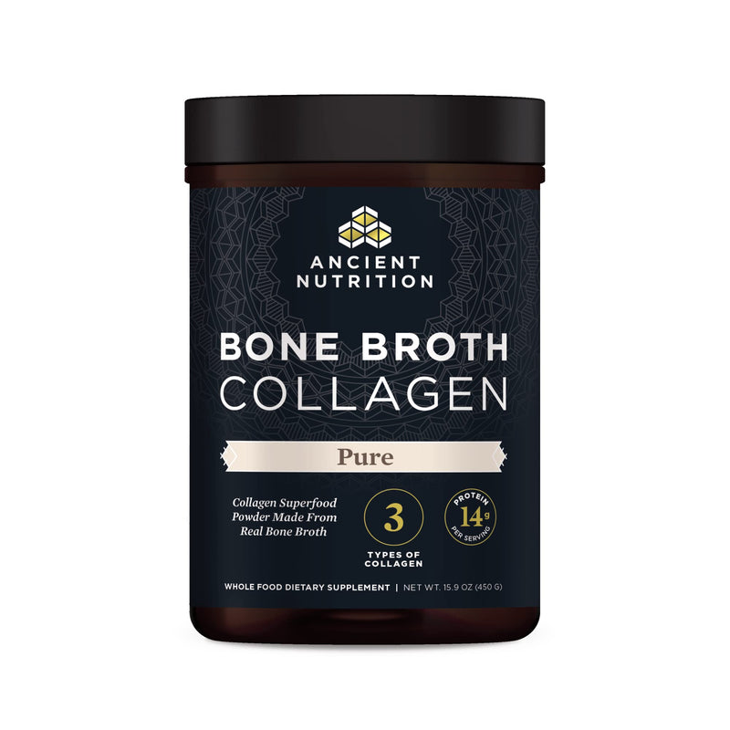 Ancient Nutrition Bone Broth Collagen Powder – Multi-Collagen Peptides, 30 Servings
