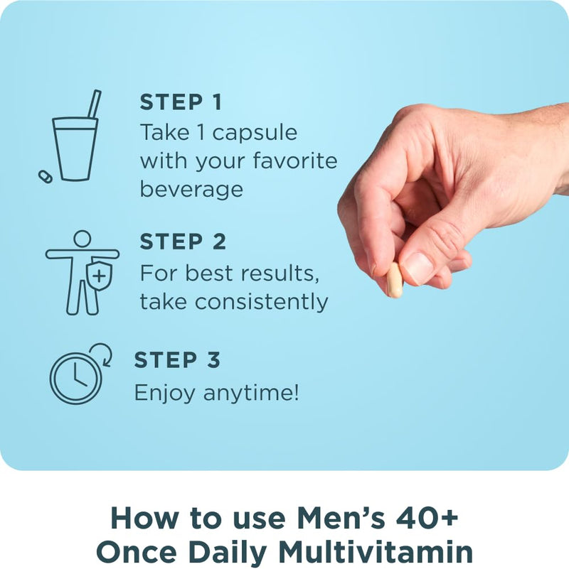 ANCIENT NUTRITION Men's 40+ 1-Day Multivitamin, 30 CT