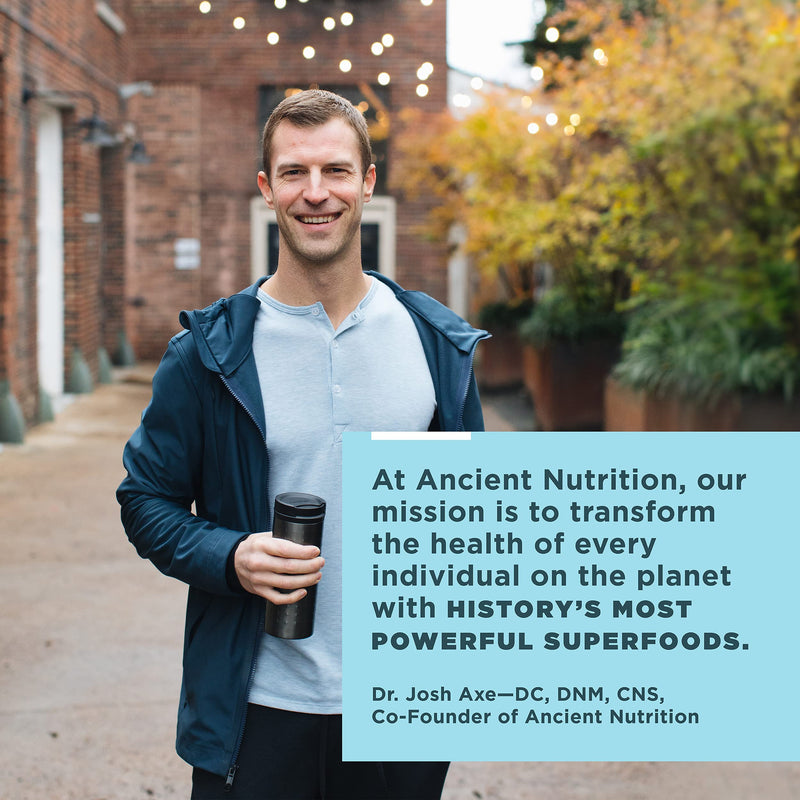 Ancient Nutrition Multi Collagen Protein – Brain Boost, 45 Servings