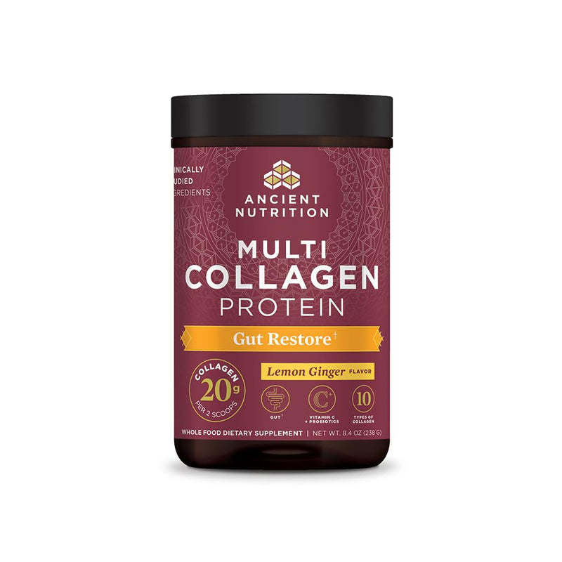 Ancient Nutrition Multi Collagen Protein – Gut Restore, 20 Servings