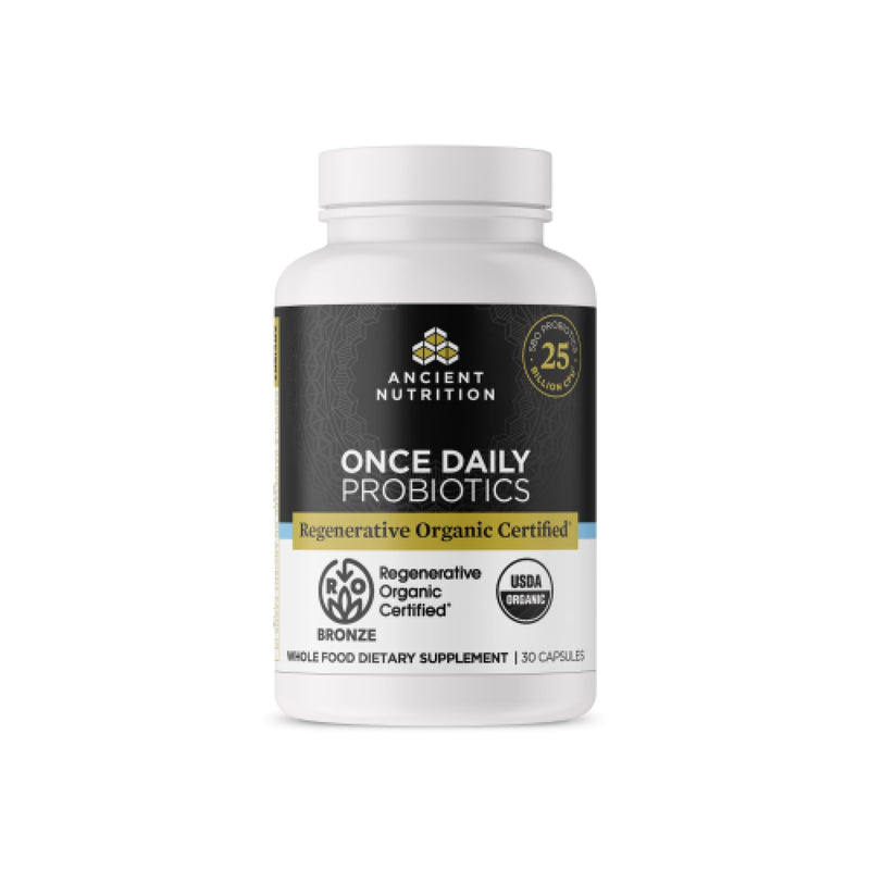 Ancient Nutrition Regenerative Organic Probiotics – 25B CFUs, 30 Count