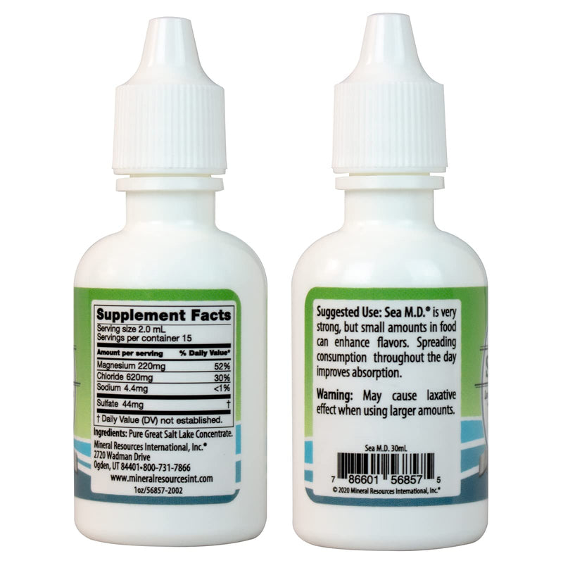Anderson Sea M.D. Trace Mineral Drops – Ionic Magnesium Electrolyte (1 oz)