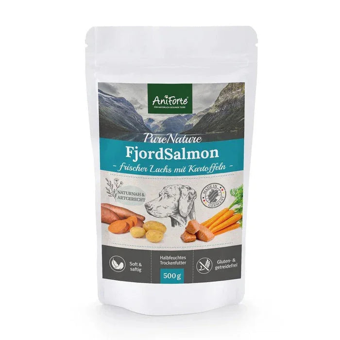 AniForte® Semi-Moist Cold-Pressed Dog Food Salmon